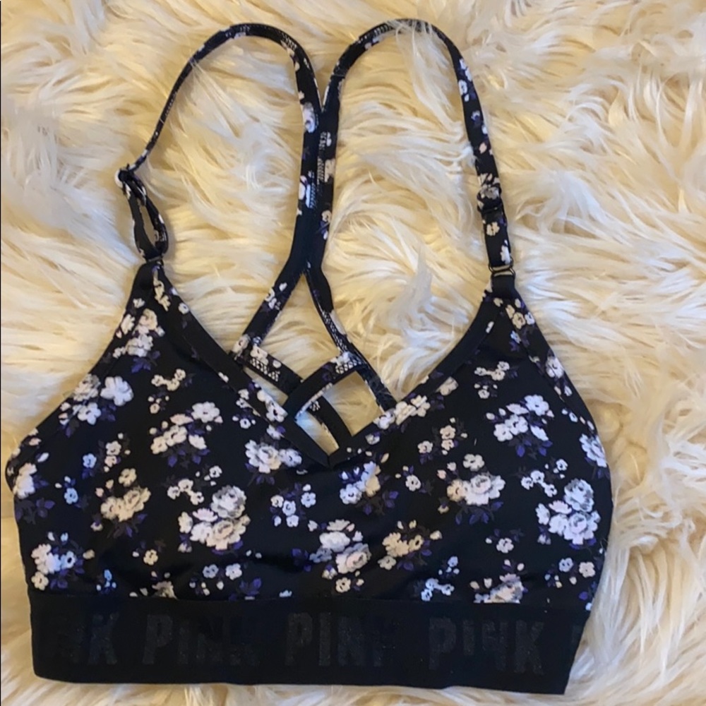 PINK sports bra, xs